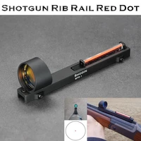 shooin sfd i lightweight fiber 1x red dot sight rifle scope for shotgun rib rail base mount hunting accessories