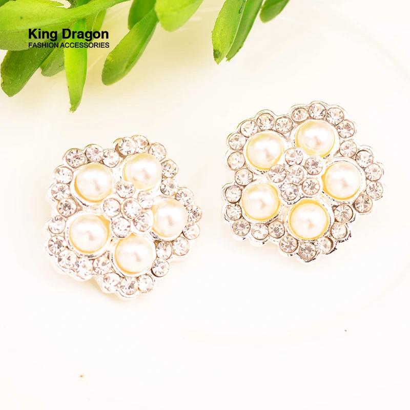 Новое поступление перламутровая петля на пуговице со стразами для рукоделия или