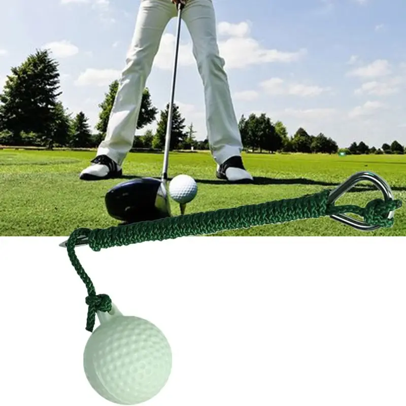 

Rope Golf Ball Hit Shot Putting Training Practice Aid Swing Sports Practice 87HF