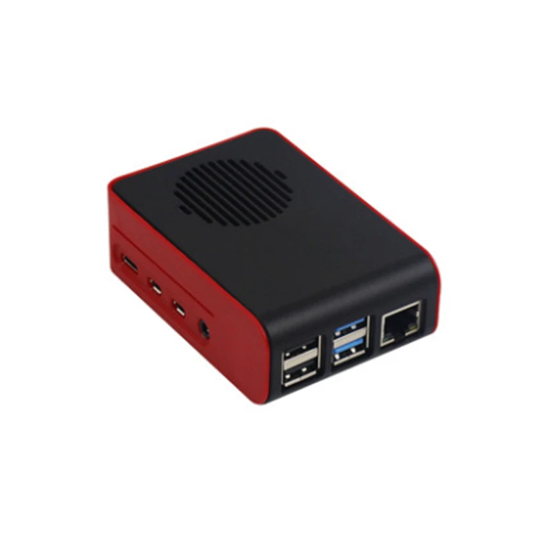 Новый Raspberry Pi 4 чехол ABS металлический акриловый с охлаждающим вентилятором для RPi