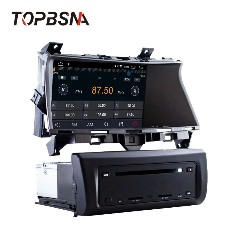 Автомобильный DVD-плеер TOPBSNA Android 10 для Honda Accord 08 2008-2015 GPS-навигатор 1 Din автомобильный