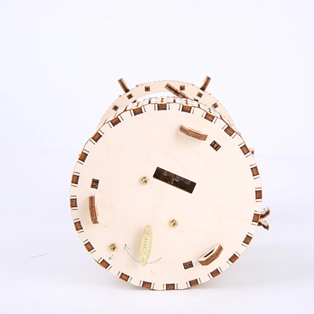 

DIY Wooden Carrousel Music Box Assembly Kit Puzzle Wood Craft Mechanical Transmission Model Educational Toy