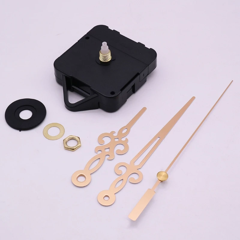 Quartz Wall Clock Movement Mechanism with Gold Hands Battery Operated DIY Repair | Дом и сад