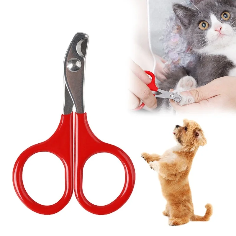 

Stainless Steel Pet Nail Clipper Cat Nail Trimmer Dog Scissors Pet Grooming Shears Nail Animal Claw pet Supplies