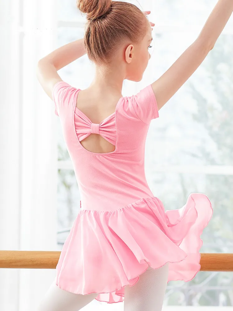 Детское танцевальное платье для девочек летняя детская одежда с коротким
