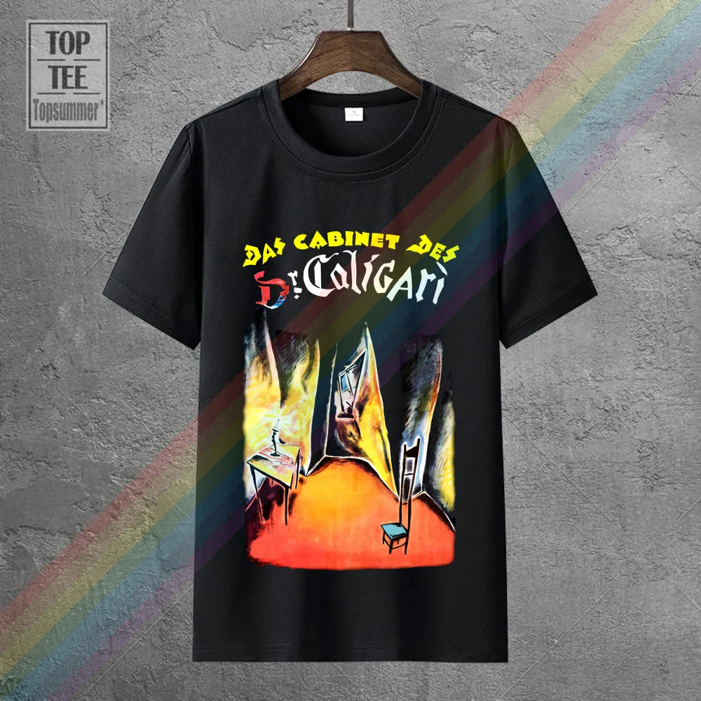 

The Cabinet Of Dr Caligari 4 Movie Poster Men Funny T-Shirt Hip Hop Clothing Tshirt Gym Tshirts Short Sleeves