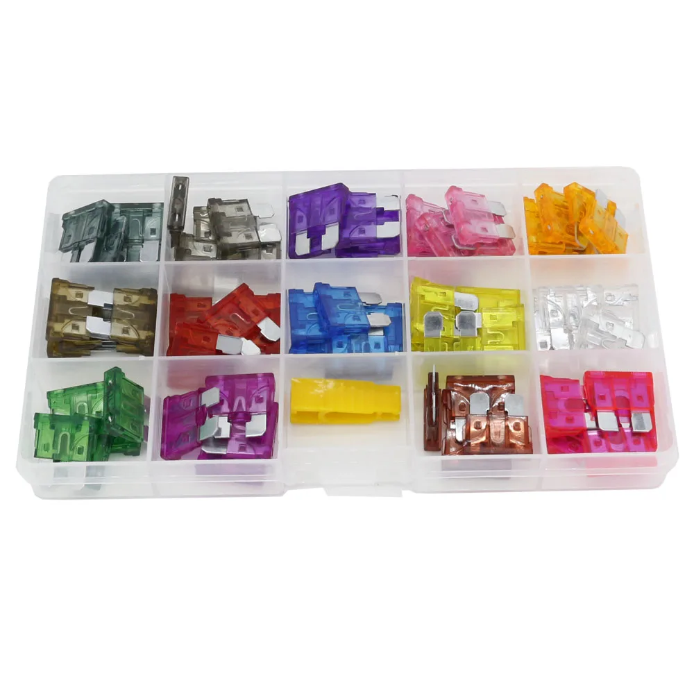 70 шт. наборы автомобильных предохранителей с средним лезвием для