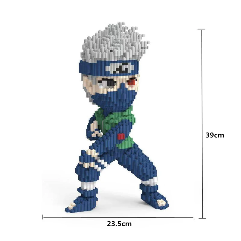 Аниме Наруто Хокаге удзумаки Хатаке Какаси ниндзя 3D модель Сделай Сам Микро Мини