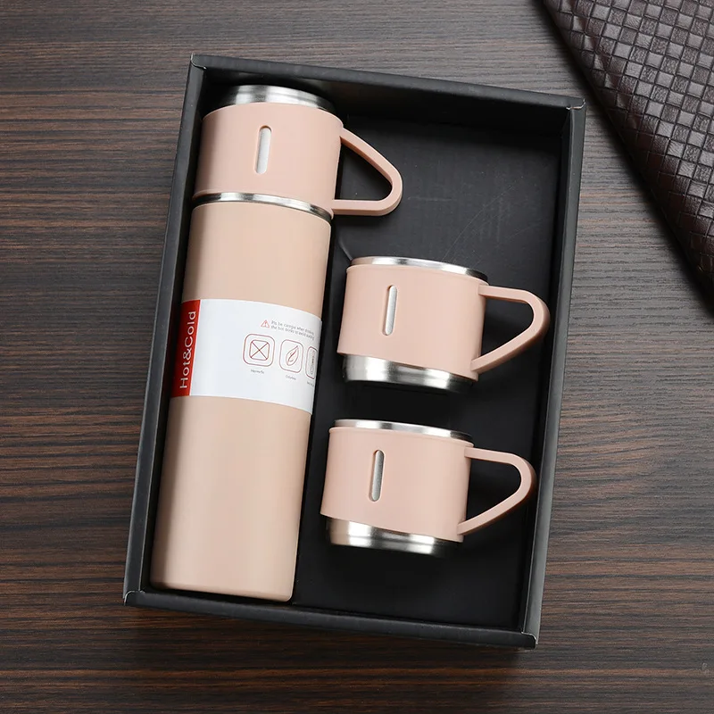 

304 stainless steel thermos cup set business gift cup Cool Thermos Cup Bottle Vacuum Flasks Thermos Double Wall Insulated Cup Tr