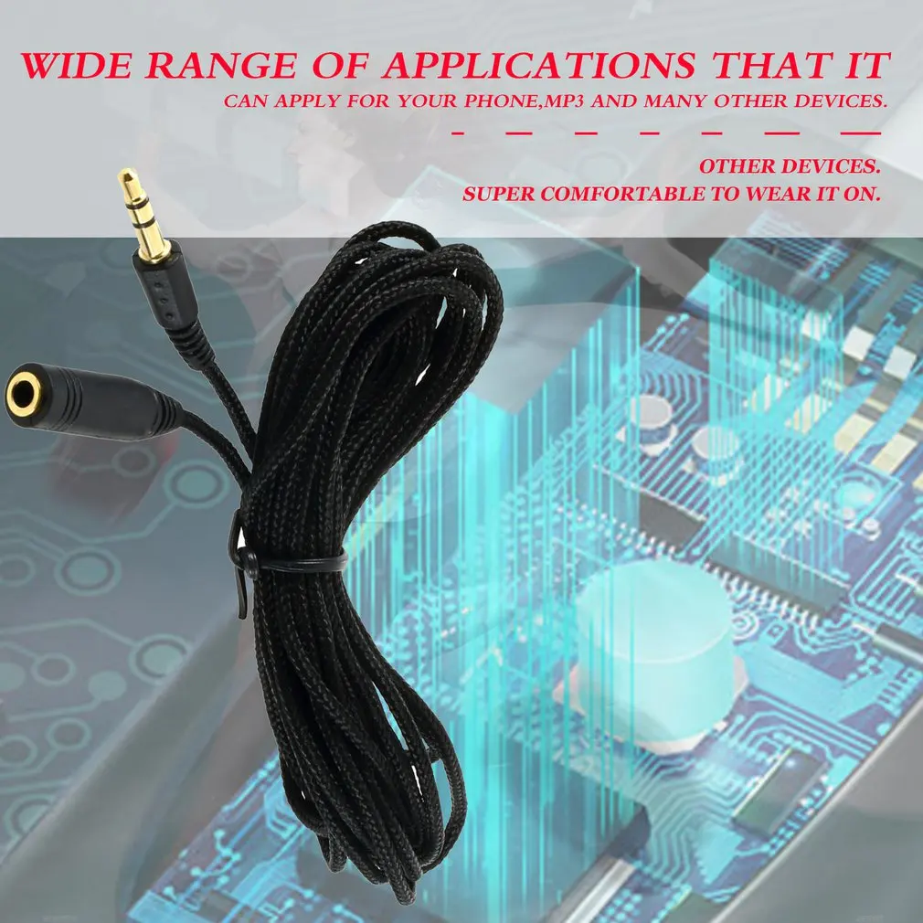 3 м 10 футов 3,5 мм удлинитель для наушников CableUnisex для наушников стерео аудио удлинитель Шнур адаптер для телефона MP3 3 м 10 футов 3,5 мм удлинитель для наушников CableUnisex для наушников стерео аудио удлинитель Шнур адаптер для телефона MP3