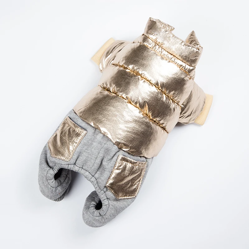 Зимняя теплая одежда для маленьких собак Комбинезоны чихуахуа французского
