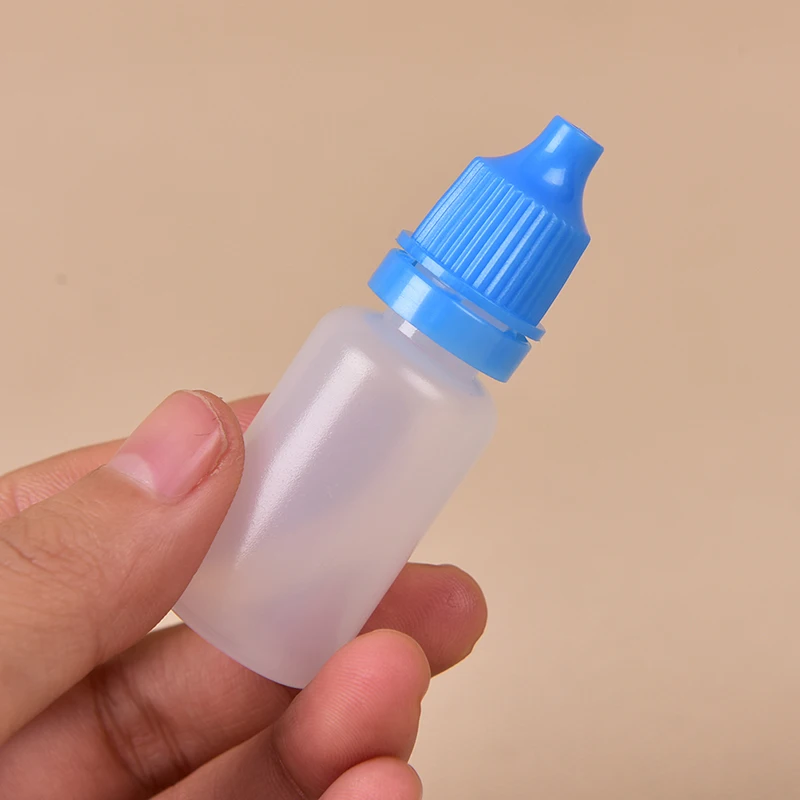 5 шт./лот 10 мл пластиковые пустые соковыжимые бутылки-капельницы для глаз жидкие