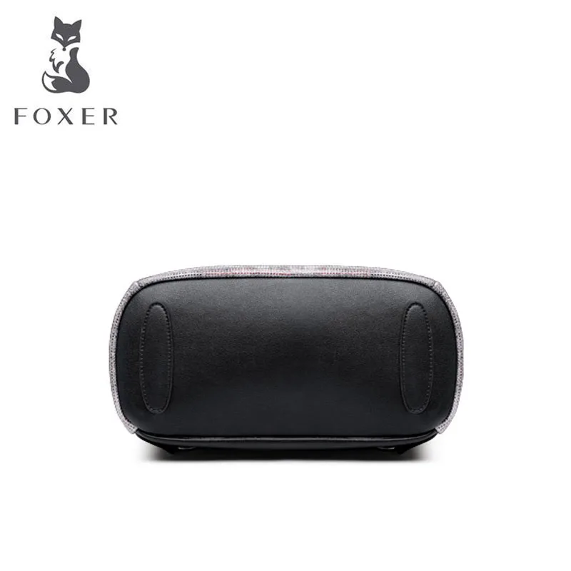 FOXER роскошный популярный высококачественный Женский рюкзак новые модные дикие вместительные, для отдыха, путешествий, цветной рюкзак двойного назначения