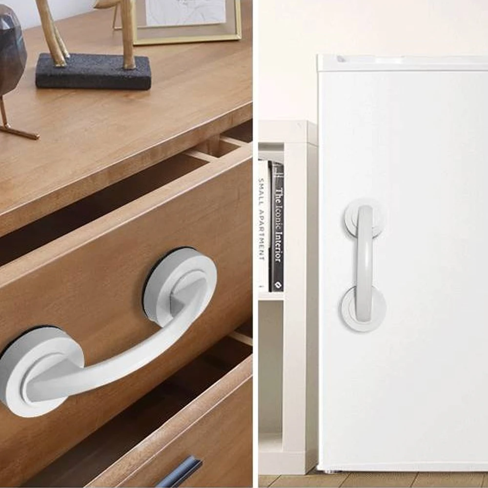 

Bathroom Shower Tub Hand Grip Safety Suction Cups Grab Bar Handle For Glass Door Bathtub Grip Handle Grab Bar Dropshipping Hot