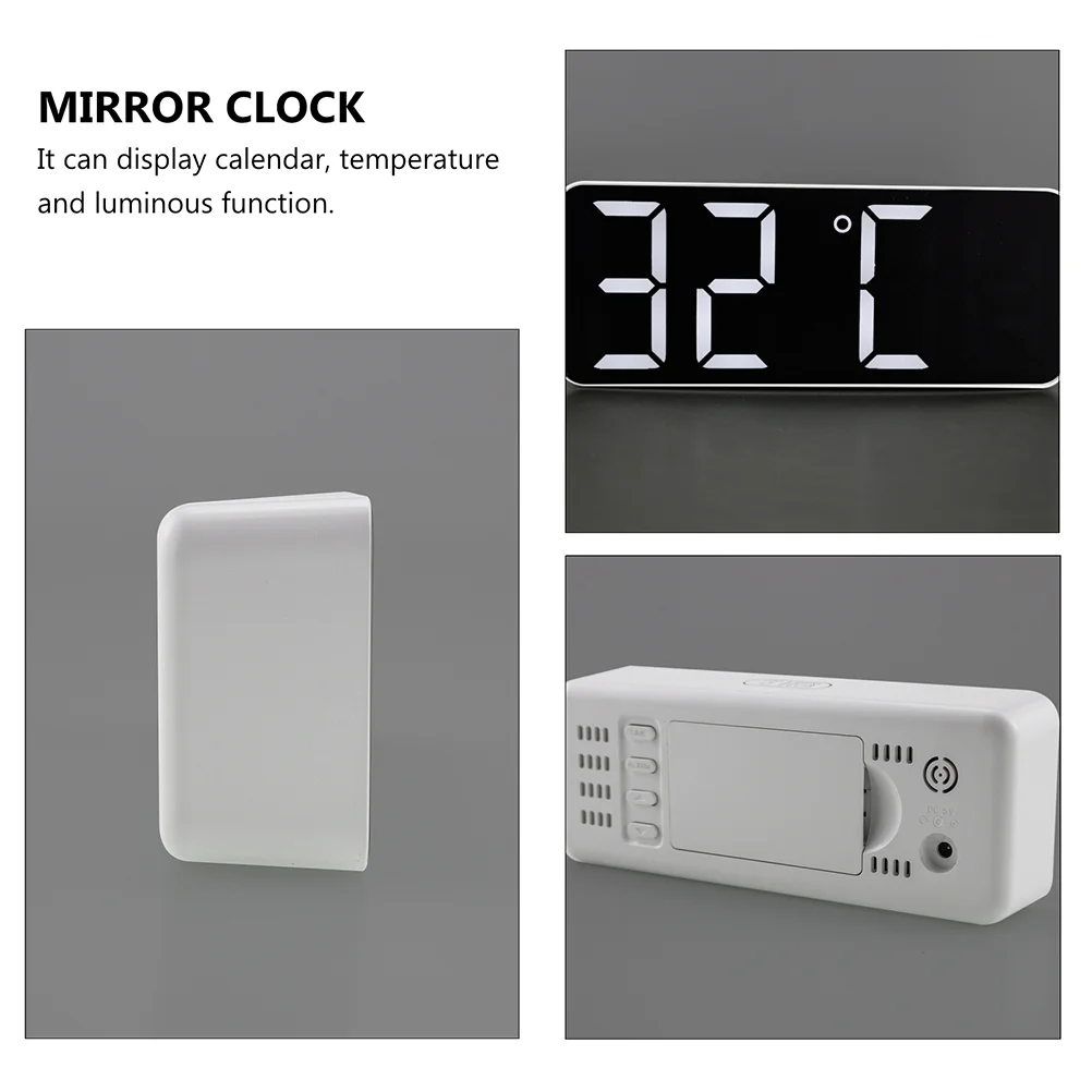 1 шт. прочные светодиодсветодиодный цифровые настольные часы Календарь