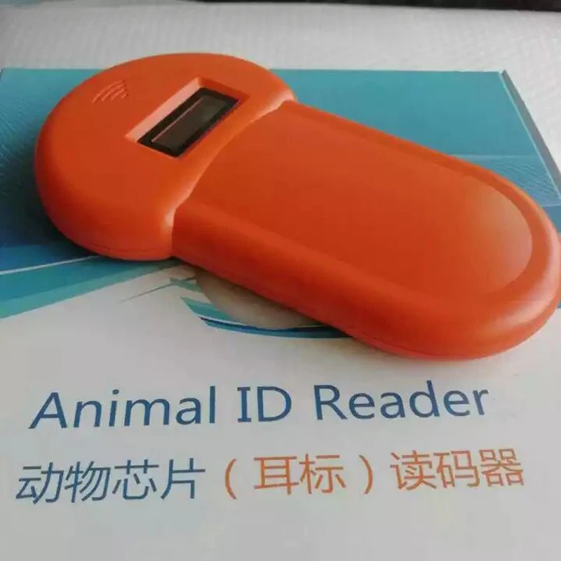 ISO FDX B Pet чип RFID считыватель OLED Дисплей Портативный животный микрочип сканер для