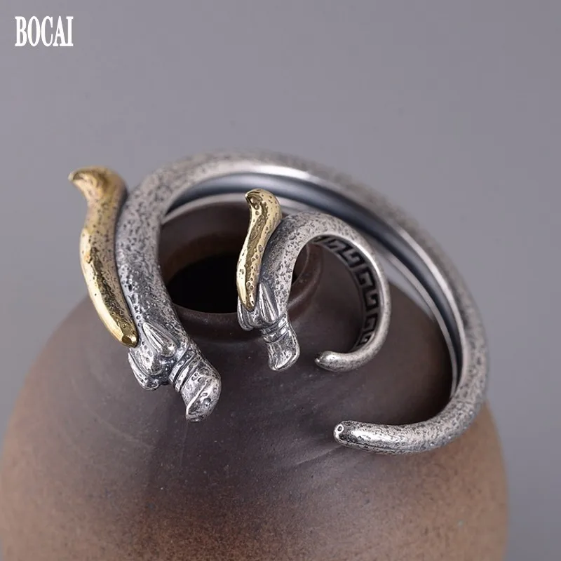 Винтажное ремесло из стерлингового серебра S999 этнический стиль Хуншань