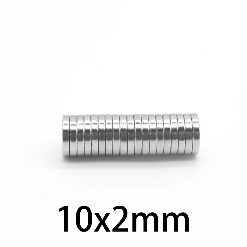 

10-800 Pcs 10x2 Neodymium Magnet 10mm x 2mm N35 NdFeB Round Super Powerful Strong Permanent Magnetic 10mm*2mm imanes Disc 10*2mm