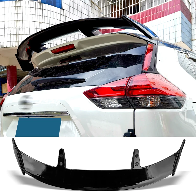 

Trunk Spoiler For X-Trail Rogue T32 2014-2019 Type TE Carbon Surface Car Rear Trunk Wing ABS material Refit Accessories Spoiler