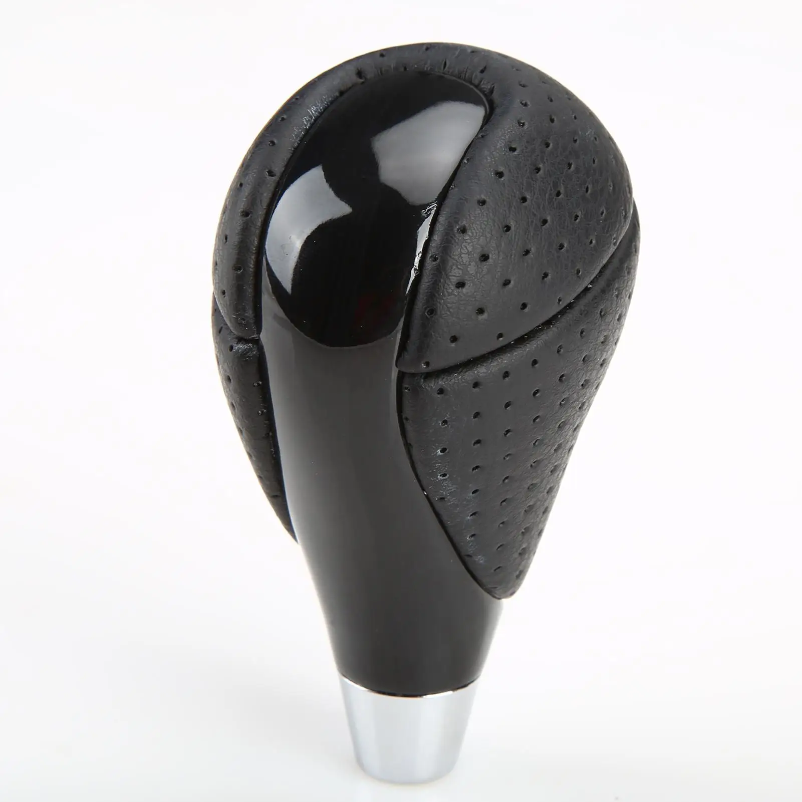 

Carbon Fiber Black Faux Leather Gear Shift Knob Suit for Toyota Lexus Mazda