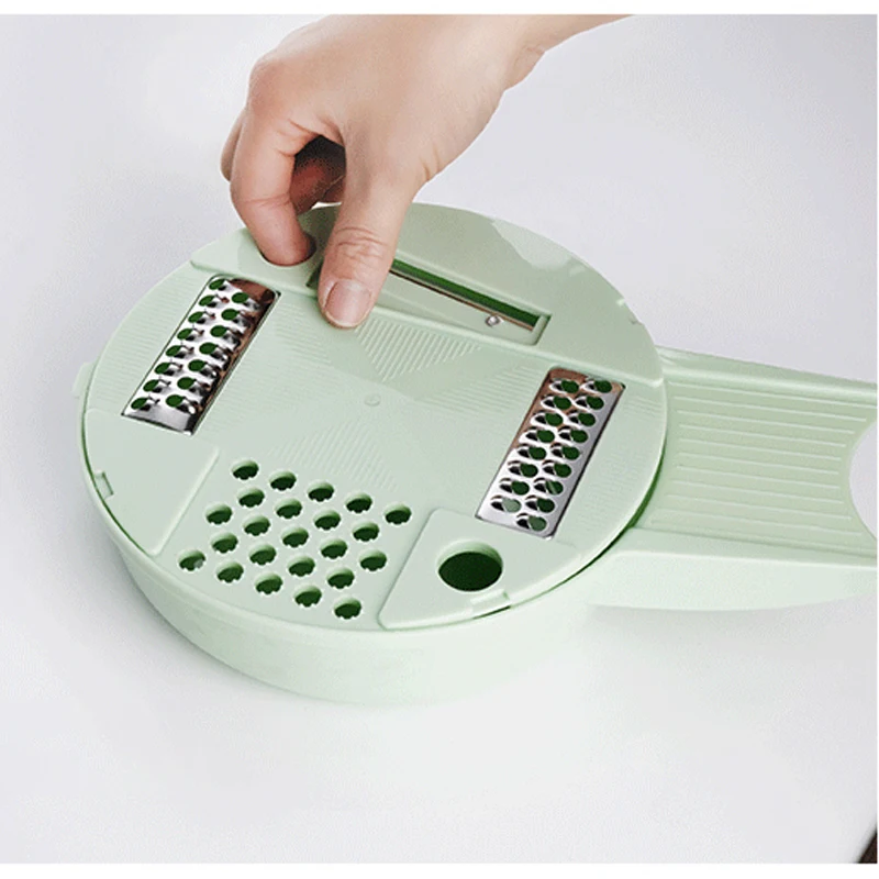 

Multi-Function Shredder Household Vegetable Asphalt Tool Kitchen Stainless Steel Blade Mandoline Slicer Potato Carrot Cucumber