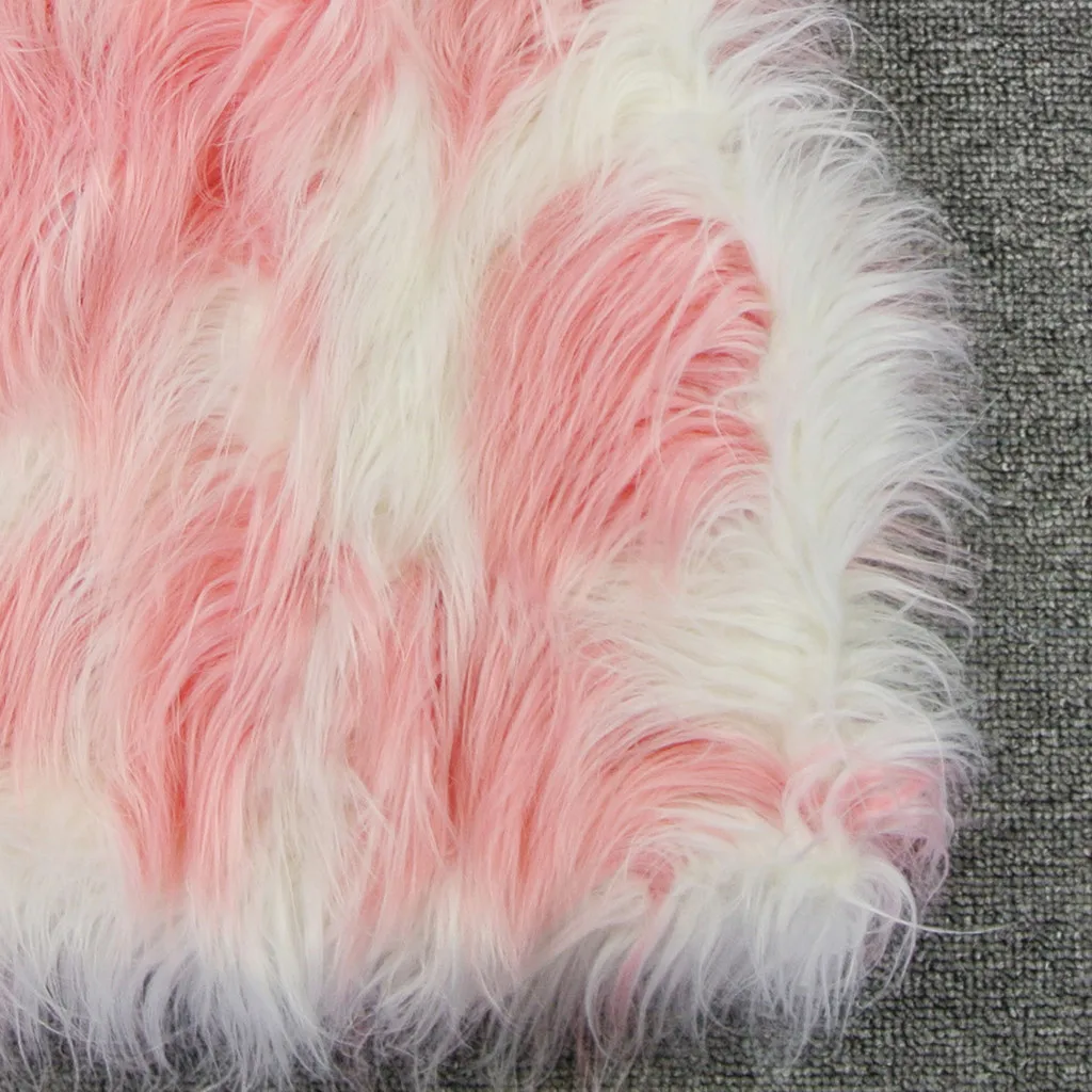 Теплое розовое плюшевое Свободное пальто для маленьких девочек и мальчиков