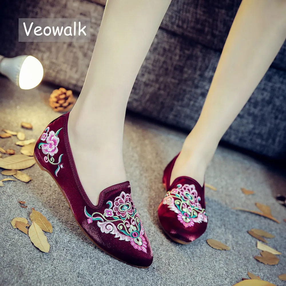 Veowalk/женские ручной работы Wommen задний план с красивым весенним в народном стиле