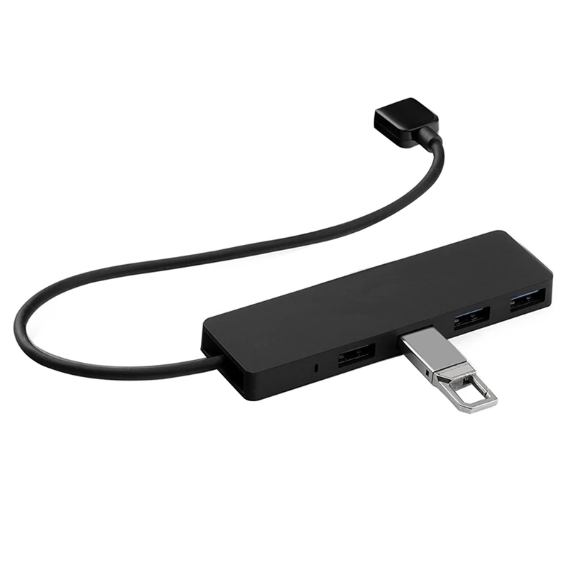 

High-Speed USB3.0 Splitter Hub Notebook Computer One for Four Ultra-Thin Extended Portable Hub with Blue Light