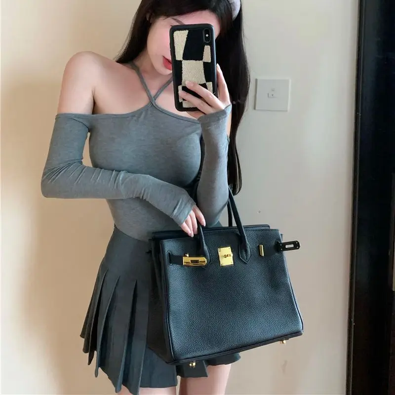 

Точечная китайская новая темпераментная Сексуальная короткая трикотажная футболка с длинным рукавом