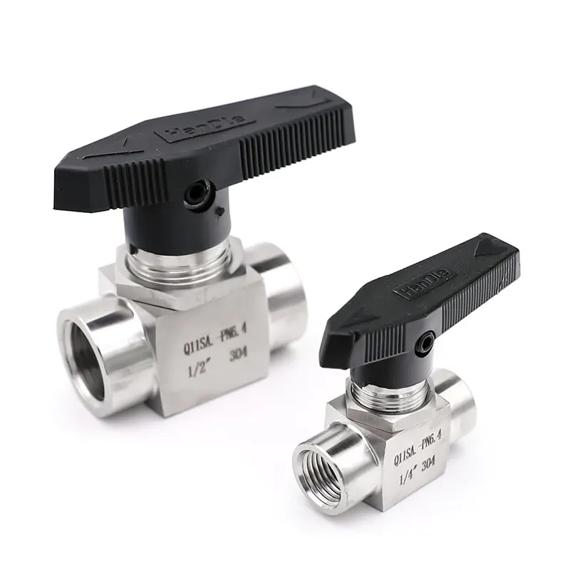 1 шт. 1/8 &quot1/4&quot 3/8 &quot1/2&quot дюйма Женский BSP NPT SS304 316 кухонная трубка ручной