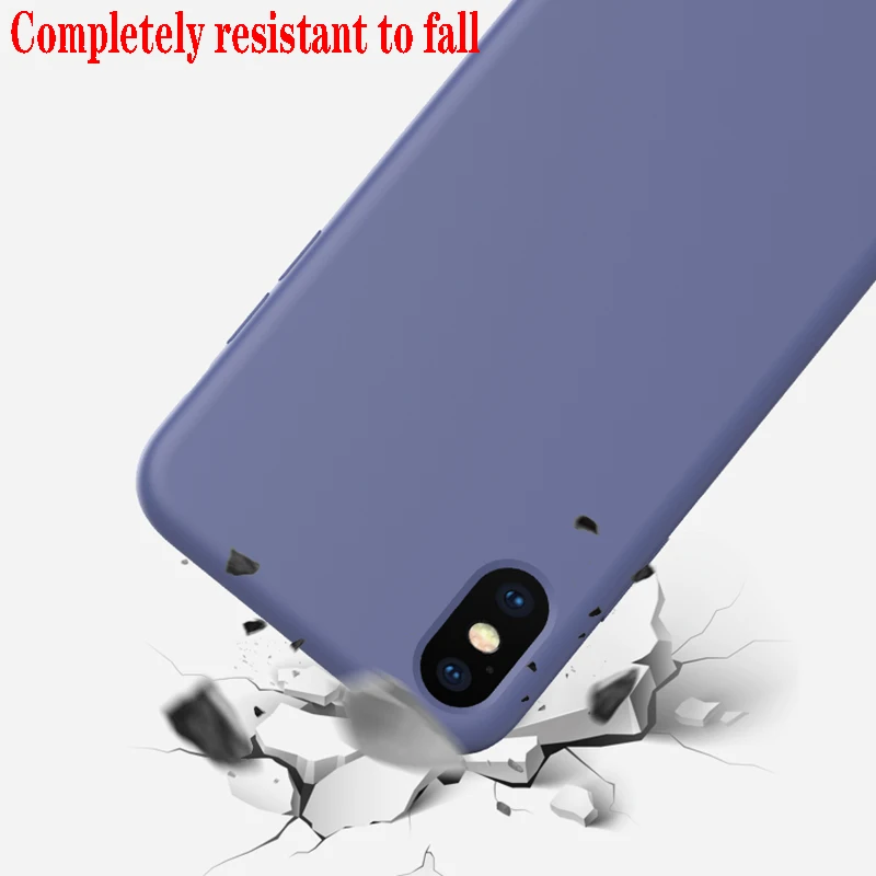 Для Apple iphone 8plus мобильный телефон оболочки iphone7 жидкий силикон iphonex все включено 11