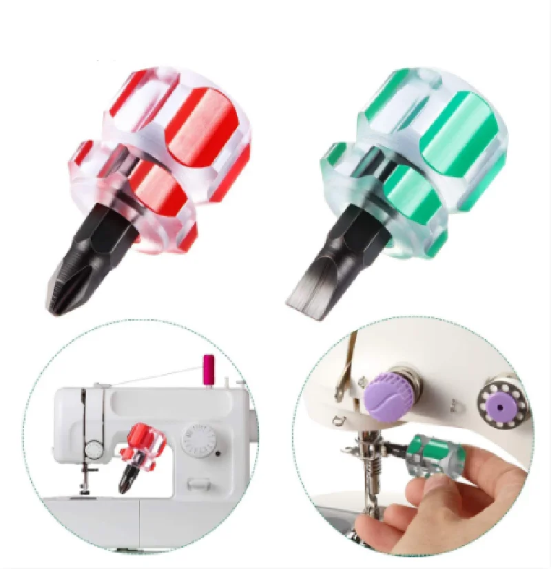 

Mini Short Sewing Machine Screwdriver Set For Sewing Machines Repair Accessories One Flat Head One Phillips Head Screwdriver
