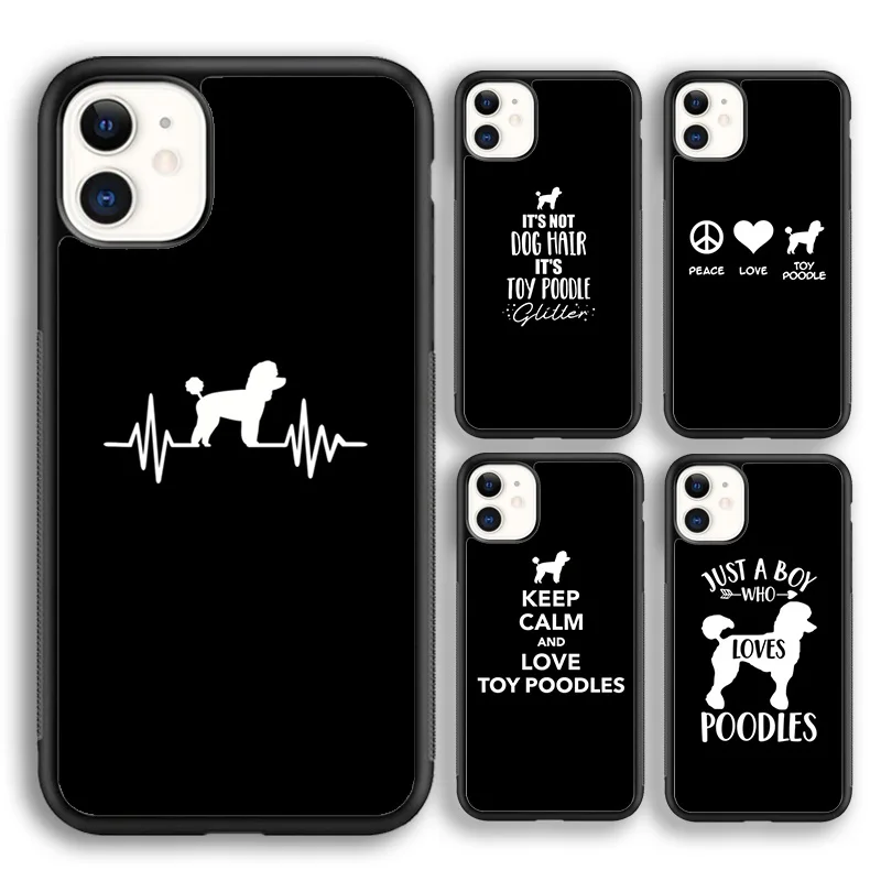 Милый мультяшный женский чехол krajew Poodles для телефона iPhone 5s 6s 7 8 plus X XR XS 11 12 13 pro max