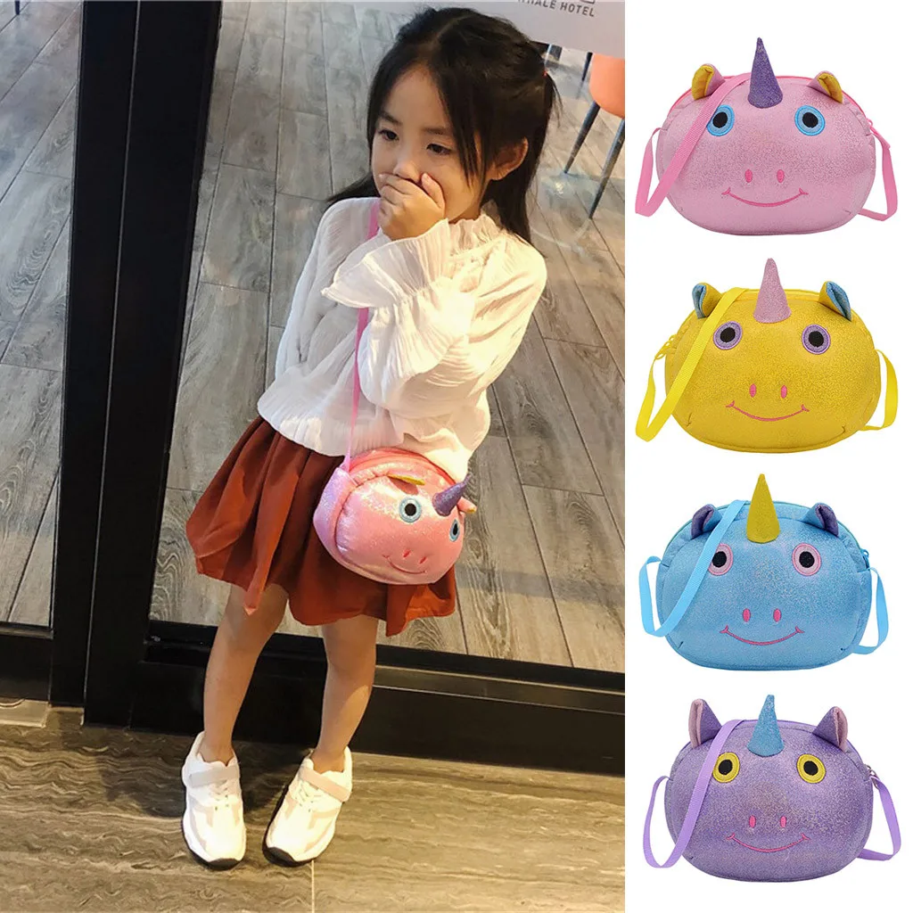 Мультяшные сумки через плечо для девочек школьная сумка с защитой от потери