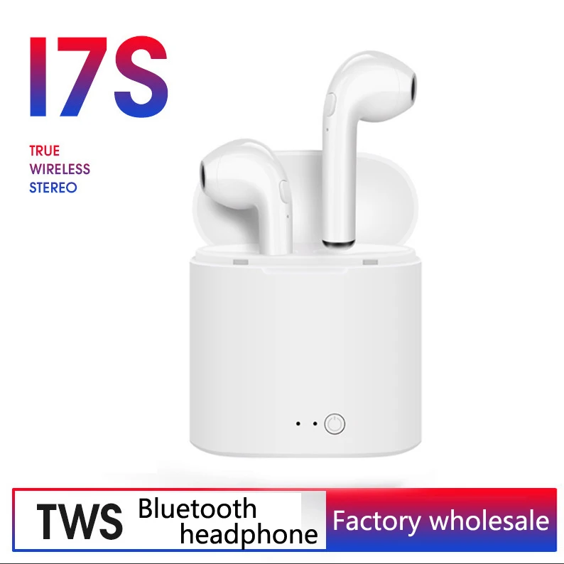 TWS беспроводной наушник Bluetooth наушники I7 спортивные гарнитура i7s с микрофоном для