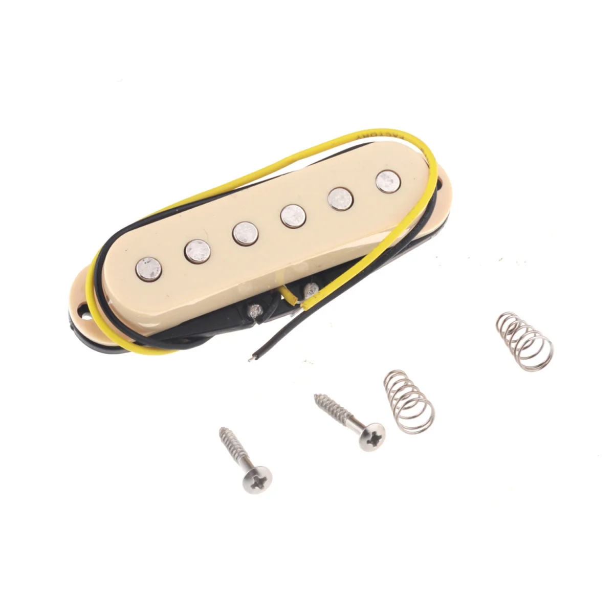 Musiclily 52 мм гитары одной катушки мост Пикап для Страт или Squier Стиль крем|Детали и