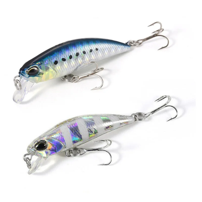 Sinking Minnow Fishing Lure Wobblers Hard Artificial Bait 3D Eyes 48mm 4.3g High Quality Crankbait Plastic Baits Fish Pesca | Спорт и
