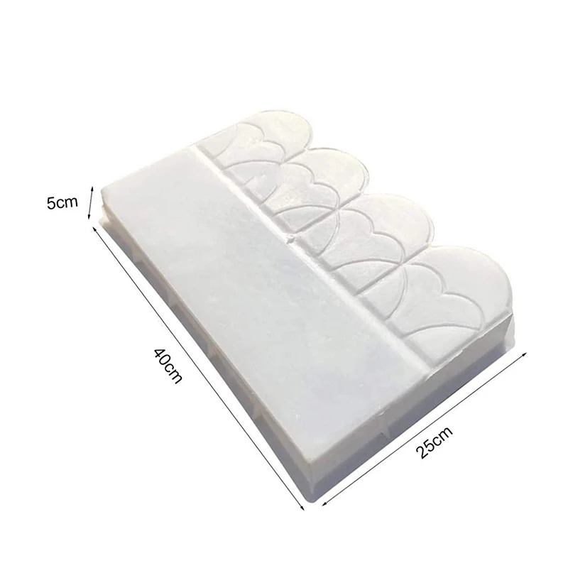 Форма для кирпичной кромки форма садового ограждения декорирования цветочного