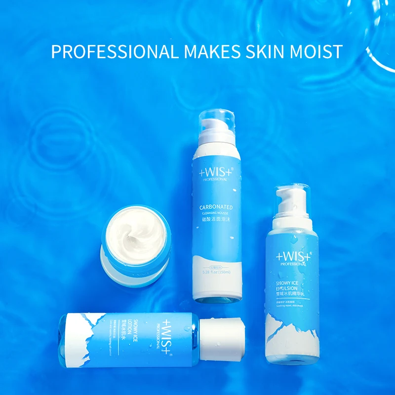 Набор для ухода за кожей WIS snow Ice Нежное очищающее средство Укрепляющий