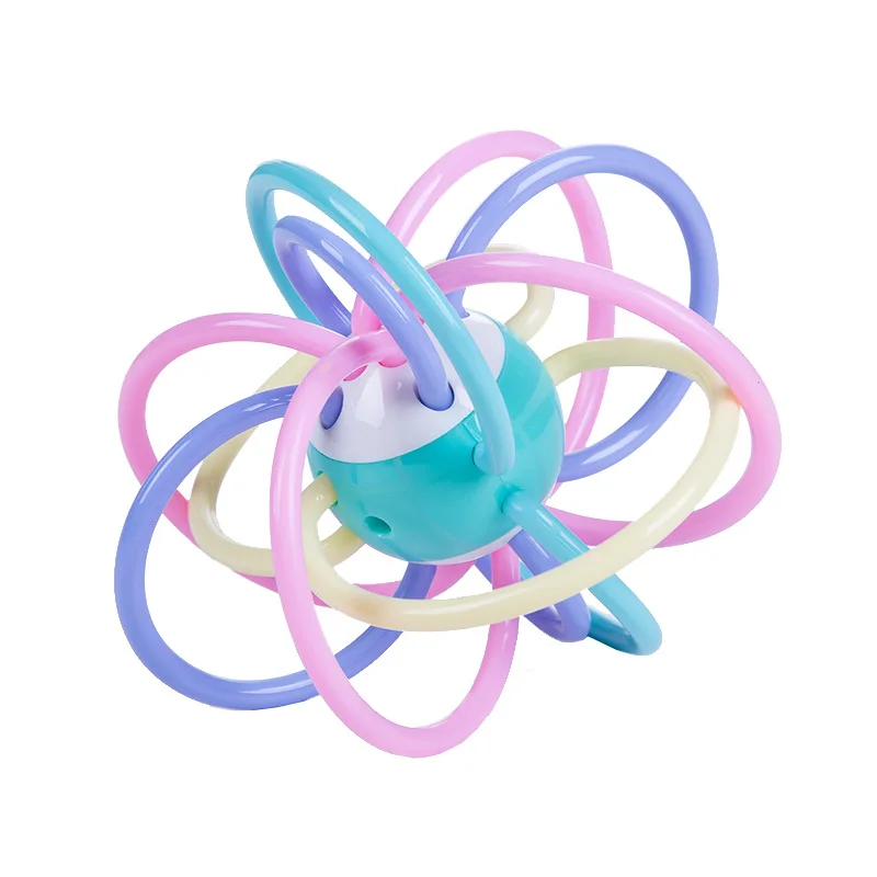 1 шт. детская пластиковая игрушка погремушка колокольчик|Интерактивные игрушки