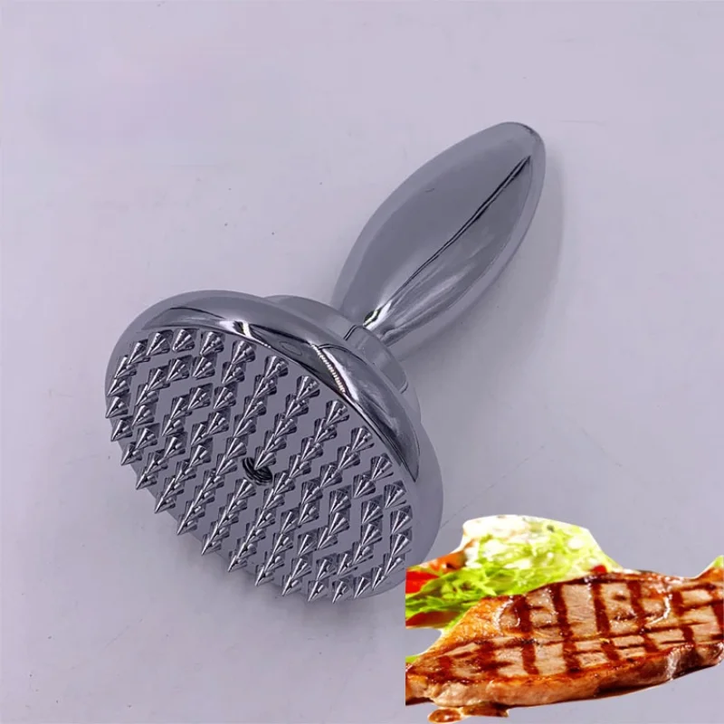 

Kitchen Stainless Steel Gadget Meat Tenderizer Needle Steak Pork Chops Loose Household Meat Hammer Food Cooking Meat Tool