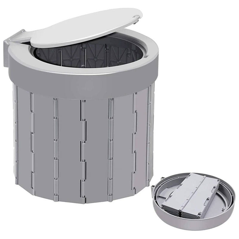 

Portable Folding Toilet Travel Toilet Car Toilet Bucket Toilet Seat With Cover For Camping/Boat/Hiking/Beach