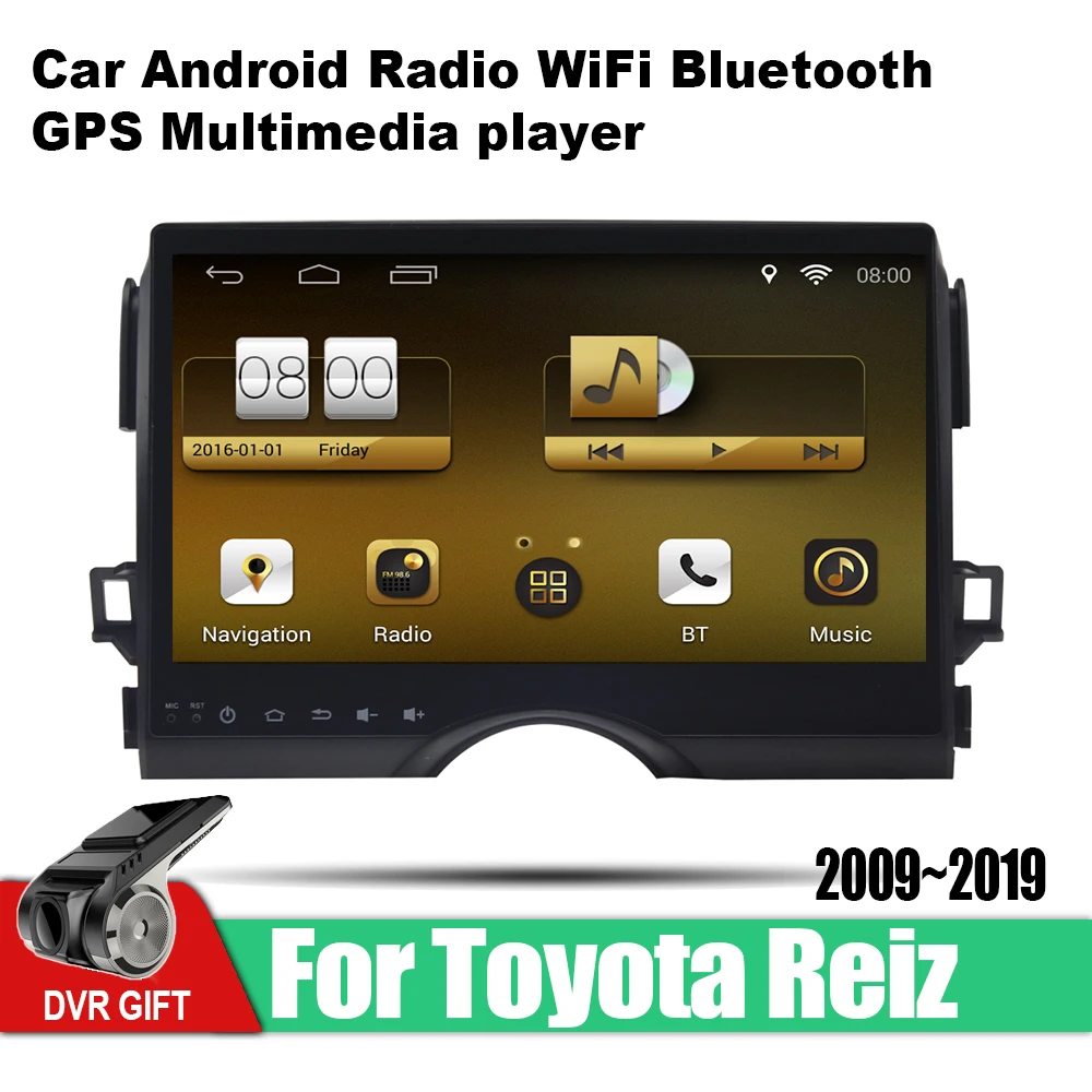 For Toyota Reiz 2009~2019 Car Accessories Multimedia Player GPS Navigation Radio Video Stereo Auto Audio Head Unit Android | Автомобили и