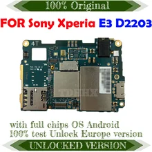 Материнская плата для Sony Xperia E3 D2203 оригинальная разблокированная