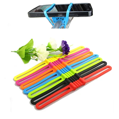 1 шт. велосипед руль велосипеда велик силиконовая эластичная лампа фонарь