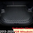 SJ Высокая сторона на заказ подходит для всех погодных автомобильных багажников коврик задний грузовой лайнер Обложка Коврик для Mitsubishi Outlander 5 мест 2013 14-2020