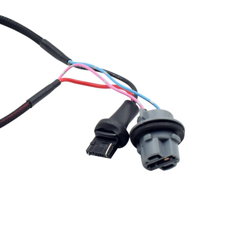 T20 1156 BA15S 1157 7440 7443 3156 3157 Разъем 50 Вт декодер автомобиль светодиодный поворот Син