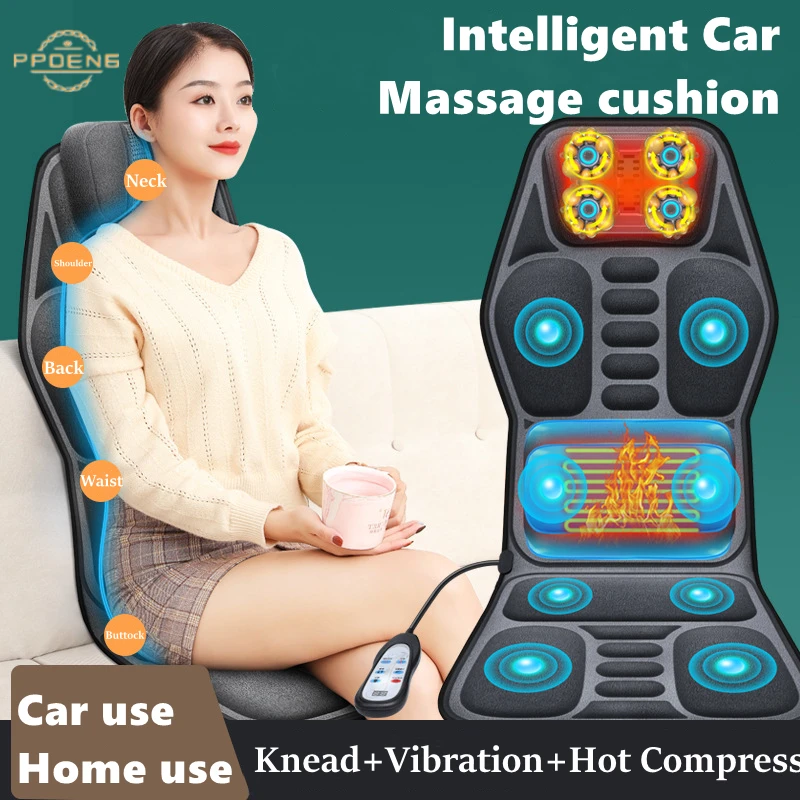 

Car Massage Cushion Neck Back Waist Whole Body Multifunctional Heating Massage Chair Cushion Luxury Home Massager Pad Auto Parts