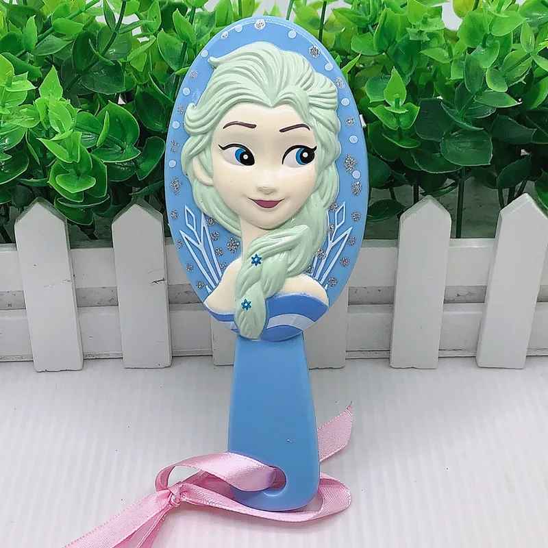 15 Style Disney Frozen 2 Comb for Girls Princess Minnie Mouse Hair Brushes Hair Care Baby Girl Care Mickey Children's gift Hair images - 6
