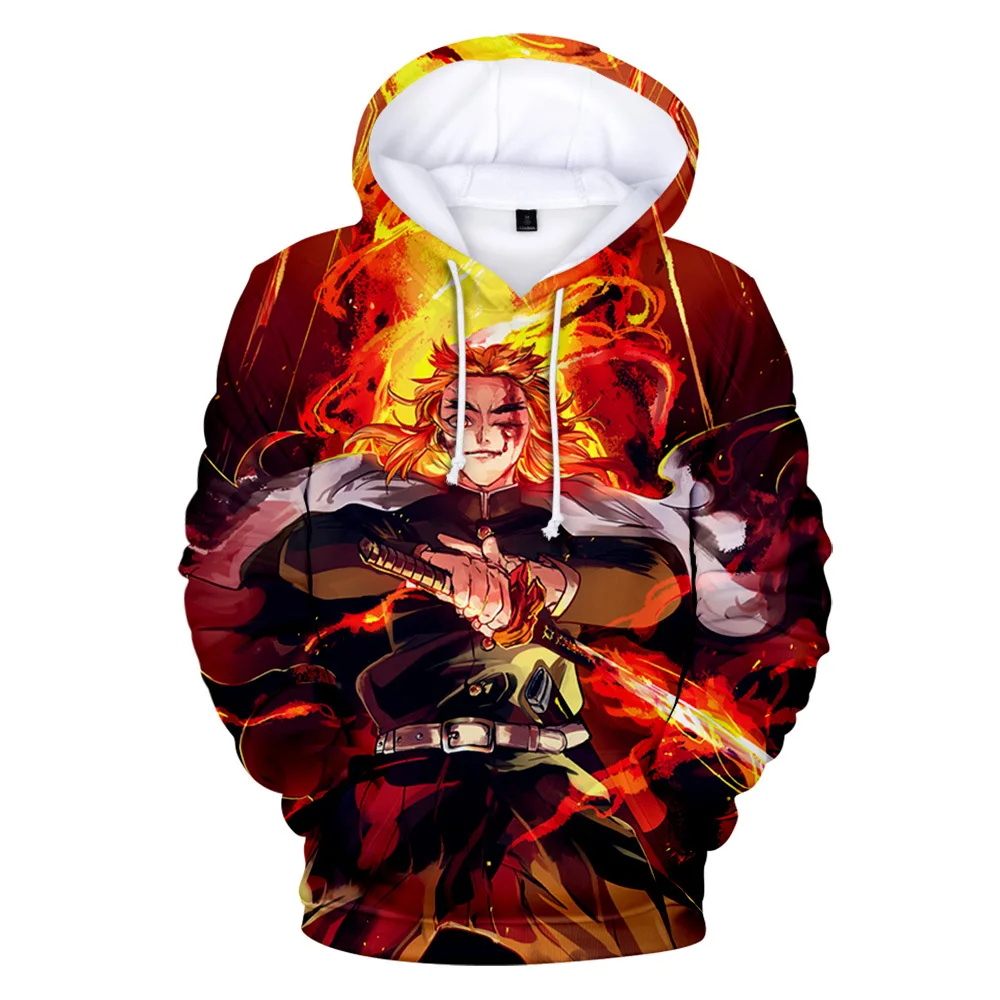 

kids Hoodie Demon Slayer 3D Hoodies Men/womens O-Neck Harajuku Long Sleeve Pullover boy girl 3D Unisex Sweatshirt cosplay tops